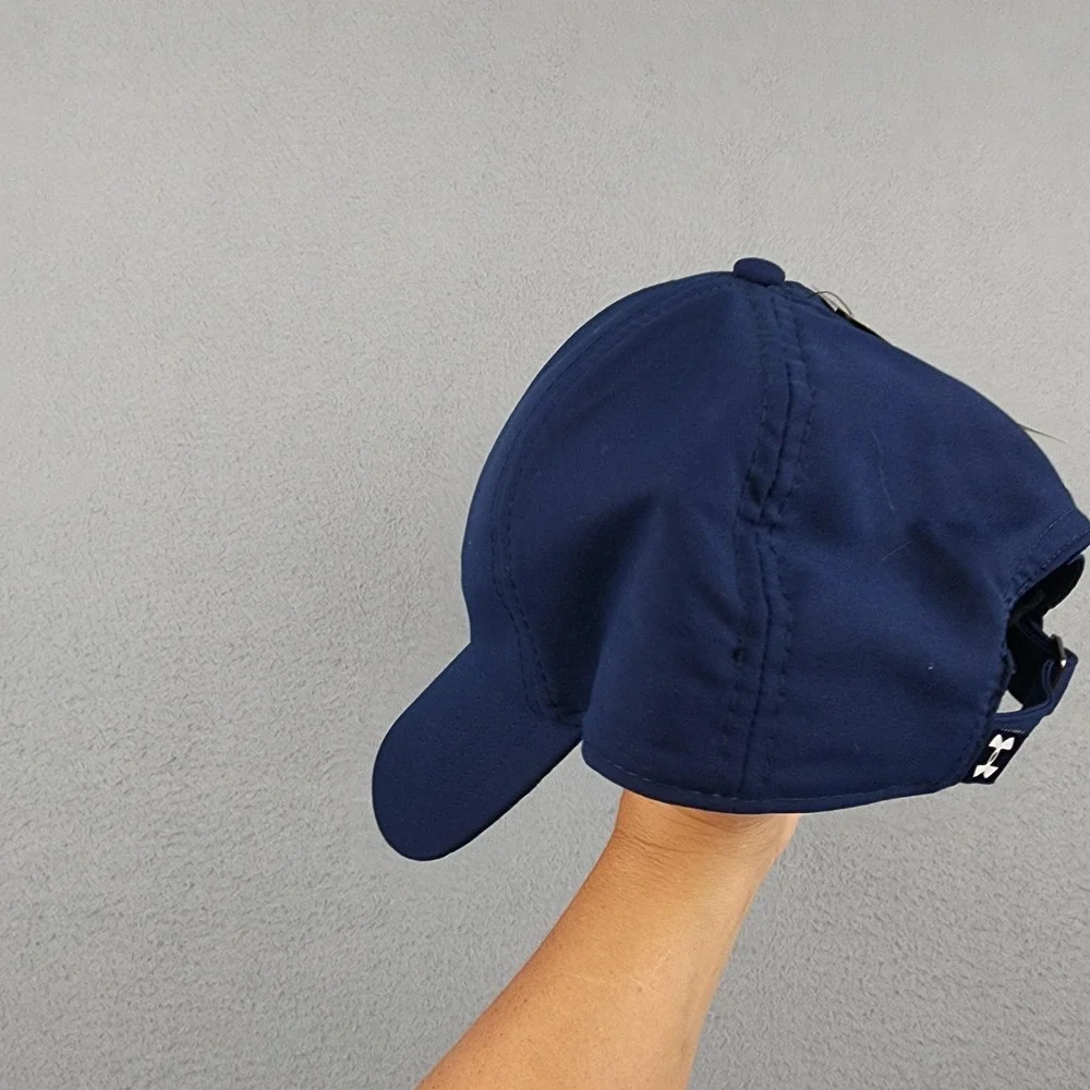 Under Armour Hat Cap Strap Back Womens One Size Blue Rent's Due UA Free Fit NWT